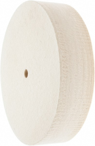 Value Collection 516039 Unmounted Polishing Wheel Buffing Wheel: 8" Dia, 2" Thick, 1/2" Arbor Hole Dia Image