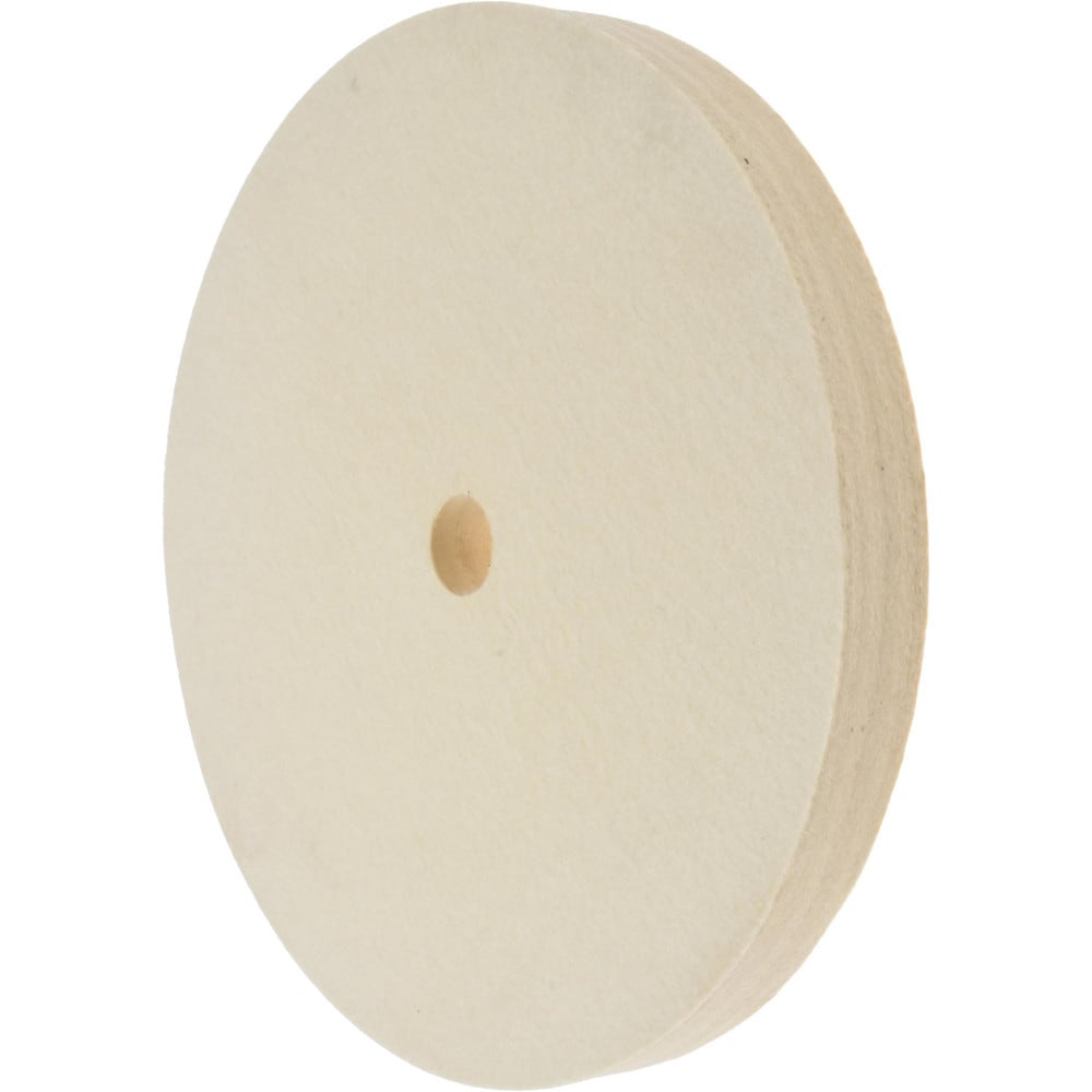 Unmounted Polishing Buffing Wheel: 10" Dia, 1" Thick, 1" Arbor Hole Dia