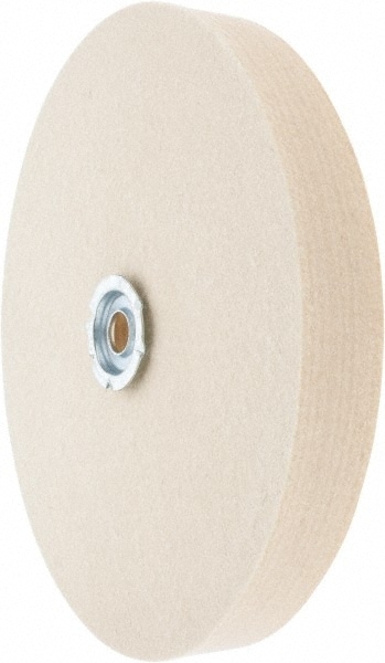 Value Collection 516091 Unmounted Polishing Wheel Buffing Wheel: 8" Dia, 1" Thick, 1" Arbor Hole Dia Image