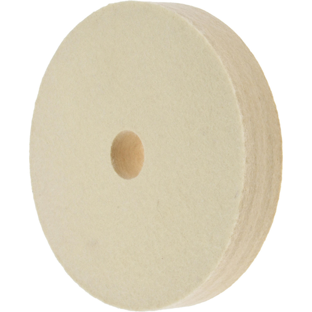 Unmounted Polishing Buffing Wheel: 6" Dia, 1" Thick, 1" Arbor Hole Dia