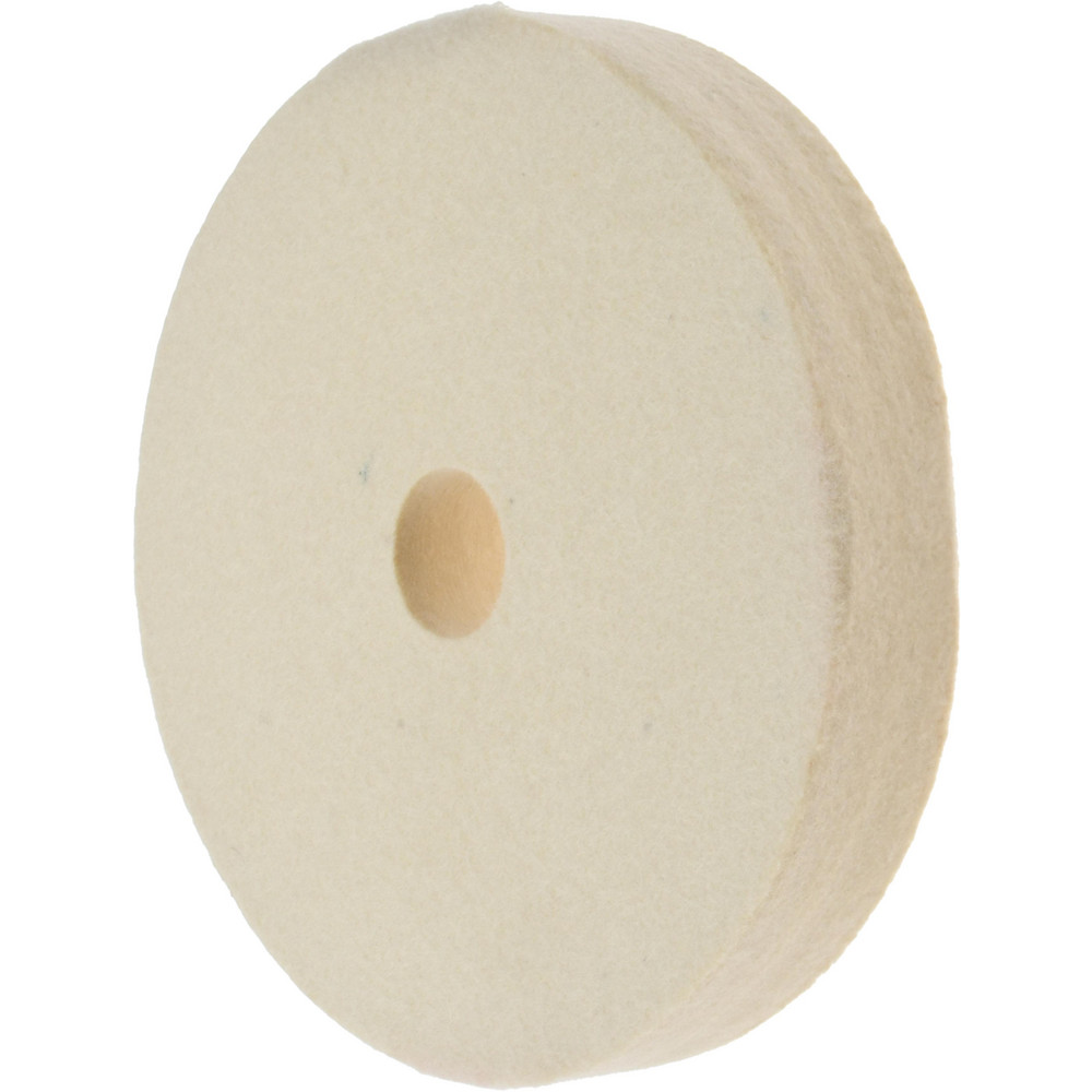 Unmounted Polishing Buffing Wheel: 6" Dia, 1" Thick, 1" Arbor Hole Dia