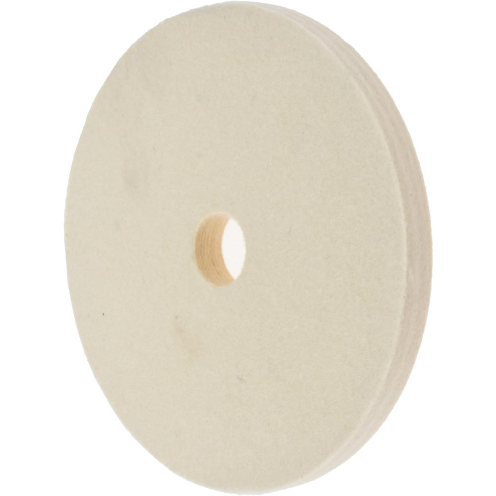 Unmounted Polishing Buffing Wheel: 6" Dia, 1/2" Thick, 1" Arbor Hole Dia