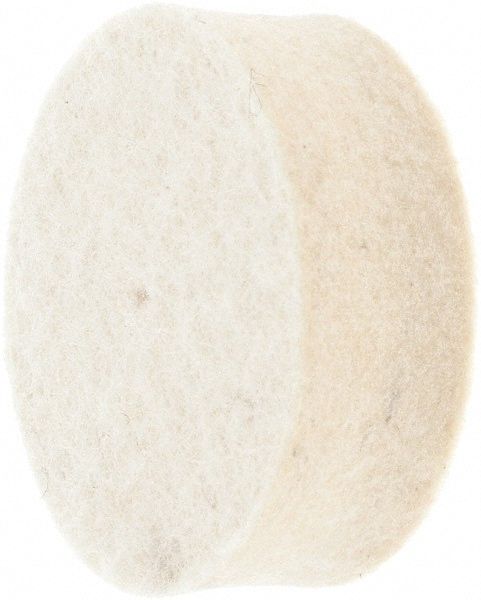 Unmounted Polishing Buffing Wheel: 1-1/2" Dia, 1/2" Thick, 1/2" Arbor Hole Dia