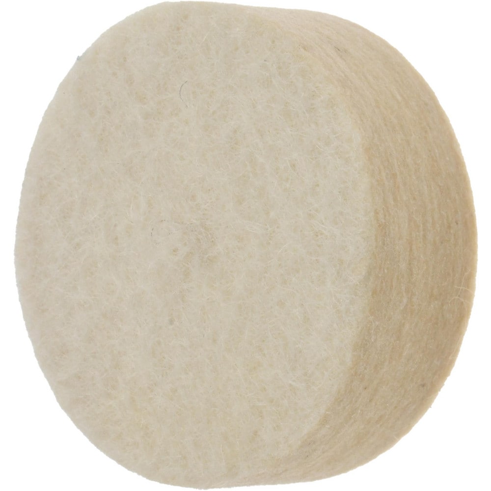 Unmounted Polishing Buffing Wheel: 1-1/2" Dia, 1/2" Thick, 1/2" Arbor Hole Dia