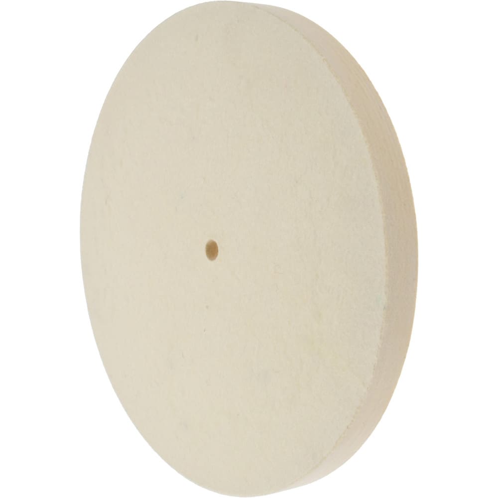 Unmounted Polishing Buffing Wheel: 12" Dia, 1" Thick, 1/2" Arbor Hole Dia