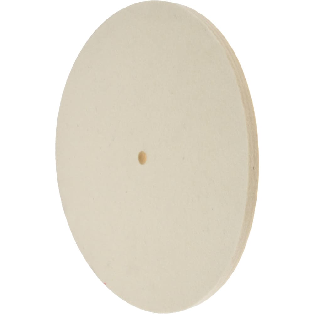 Unmounted Polishing Buffing Wheel: 12" Dia, 1/2" Thick, 1/2" Arbor Hole Dia