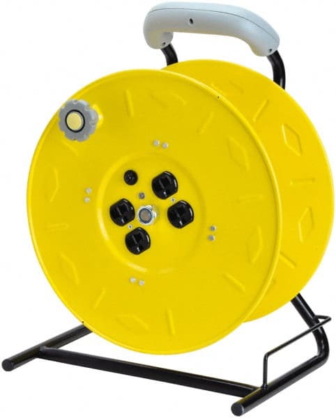 Value Collection - Cord & Cable Reel: 12 AWG, 100' Long, Outlet without  Cable End - 91077339 - MSC Industrial Supply