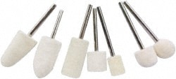 Value Collection 516096 7 Piece, 1/8" Shank Diam, Wool Felt Bob Set Image