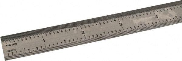 Lifemaison Metric Steel Ruler Double-Sided Scale Stainless Steel Ruler 15-100 cm Ruler