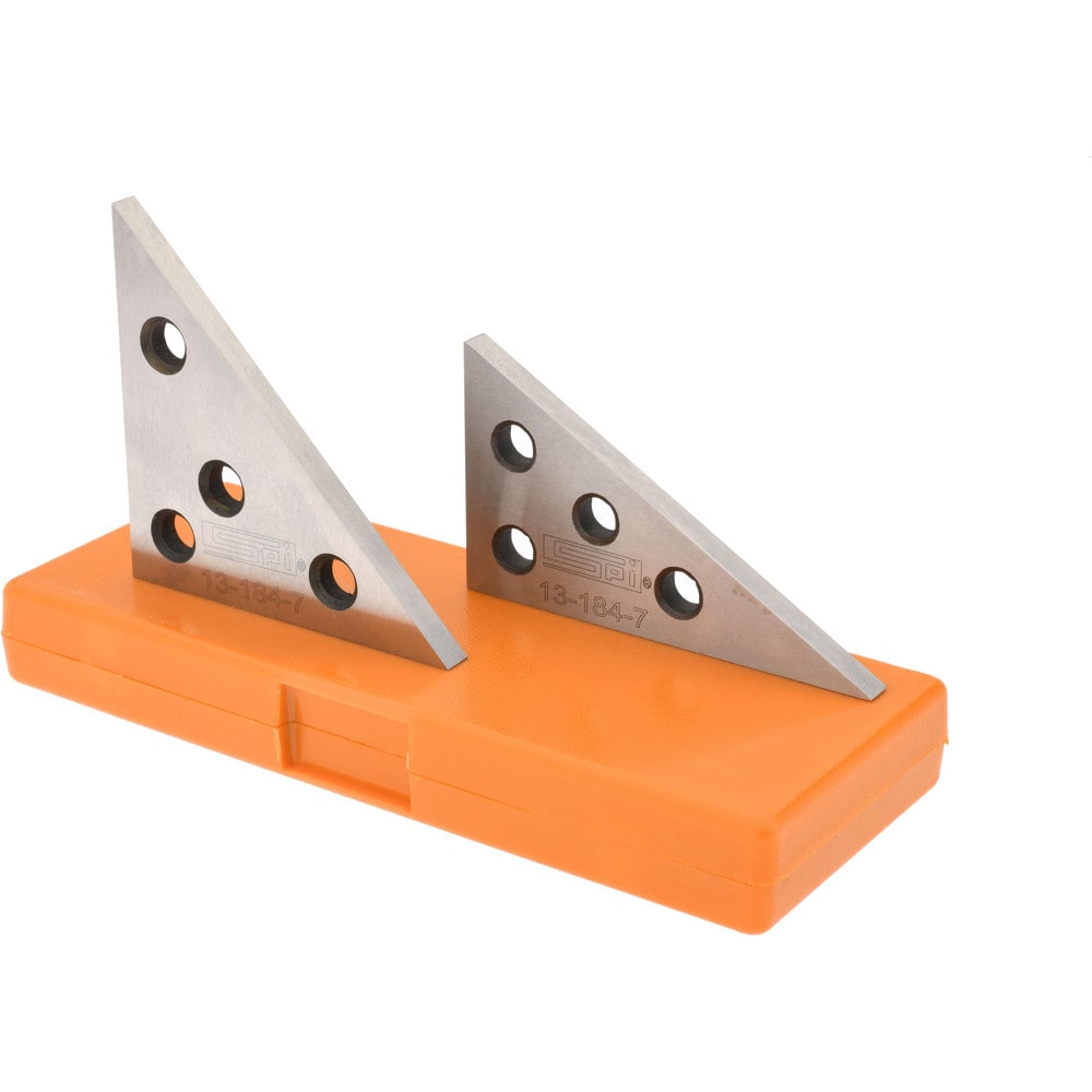 SPI 13-184-7 30 to 90°, 4-1/4 Inch Long, Steel, Angle Block Set Image