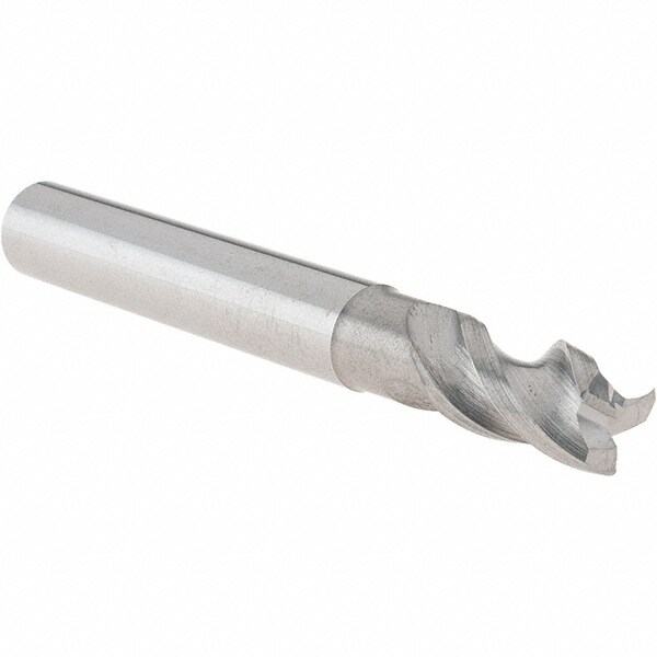 Iscar 5622917 Corner Radius End Mill: 0.312" Dia, 1/2" LOC, 0.02" Radius, 3 Flutes, Solid Carbide 