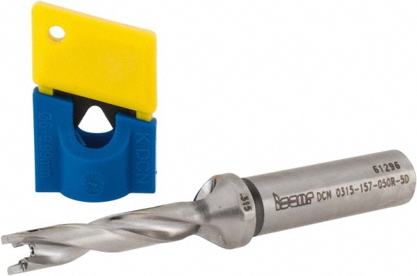 Iscar 3202617 Replaceable Tip Drill: 0.315 to 0.331 Drill Dia, 1.57" Max Depth, 0.5 Straight-Cylindrical Shank Image