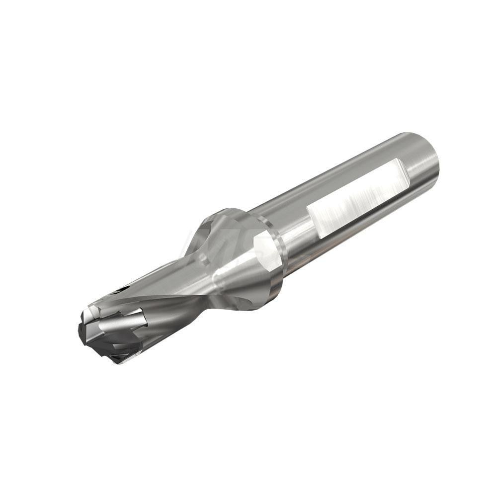 Iscar 3203333 Replaceable Tip Drill: 0.335 to 0.35 Drill Dia, 0.5" Max Depth, 0.5 Weldon Flat Shank Image