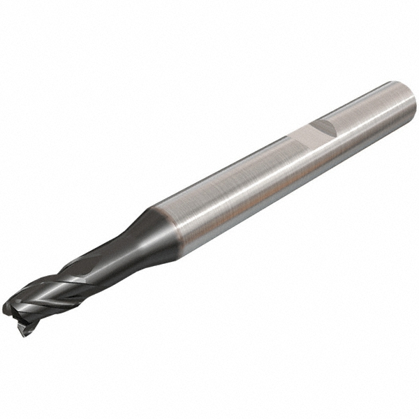 Iscar 5620531 Corner Chamfer End Mill: 0.1378" Dia, 0.1575" LOC, 3 Flute, Solid Carbide Image