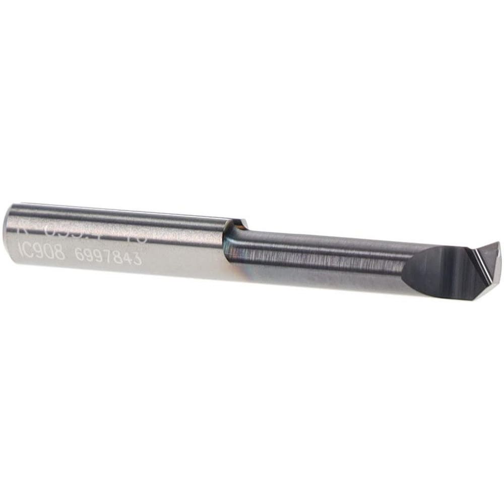 Chamfering Boring Bar: 0.1575" Min Bore, 0.5906" Max Depth, Right Hand Cut, Submicron Solid Carbide