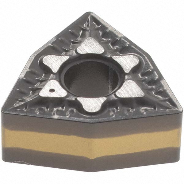 Iscar Turning Insert: WNMG331GN IC8250, Carbide - TiCN, Al2O3 & TiN Coated, 6.52 mm Long, 80 deg W - Trigon 80-Deg, Series Isoturn | 10-Pack