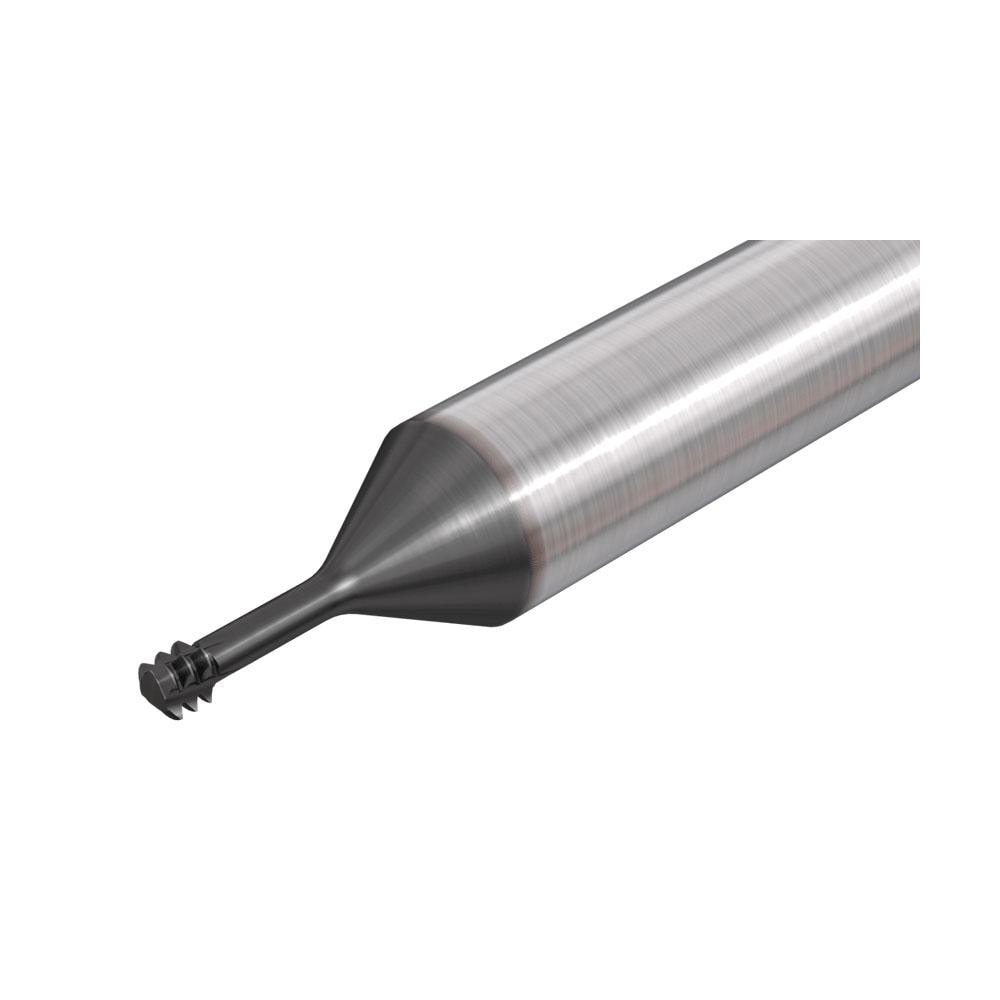 Helical Flute Thread Mill: 3/8-16, Internal, 3 Flute, Solid Carbide