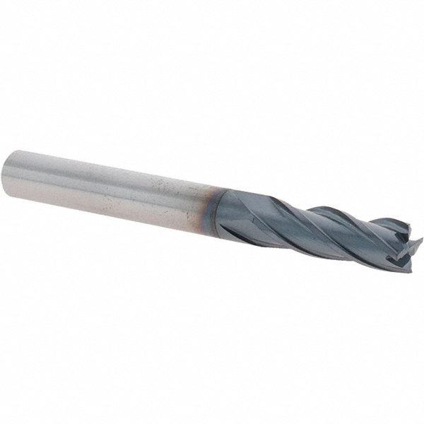 Iscar 5651190 Square End Mill: 0.2165 Dia, 0.6299 LOC, 4 Flutes, Solid Carbide Image
