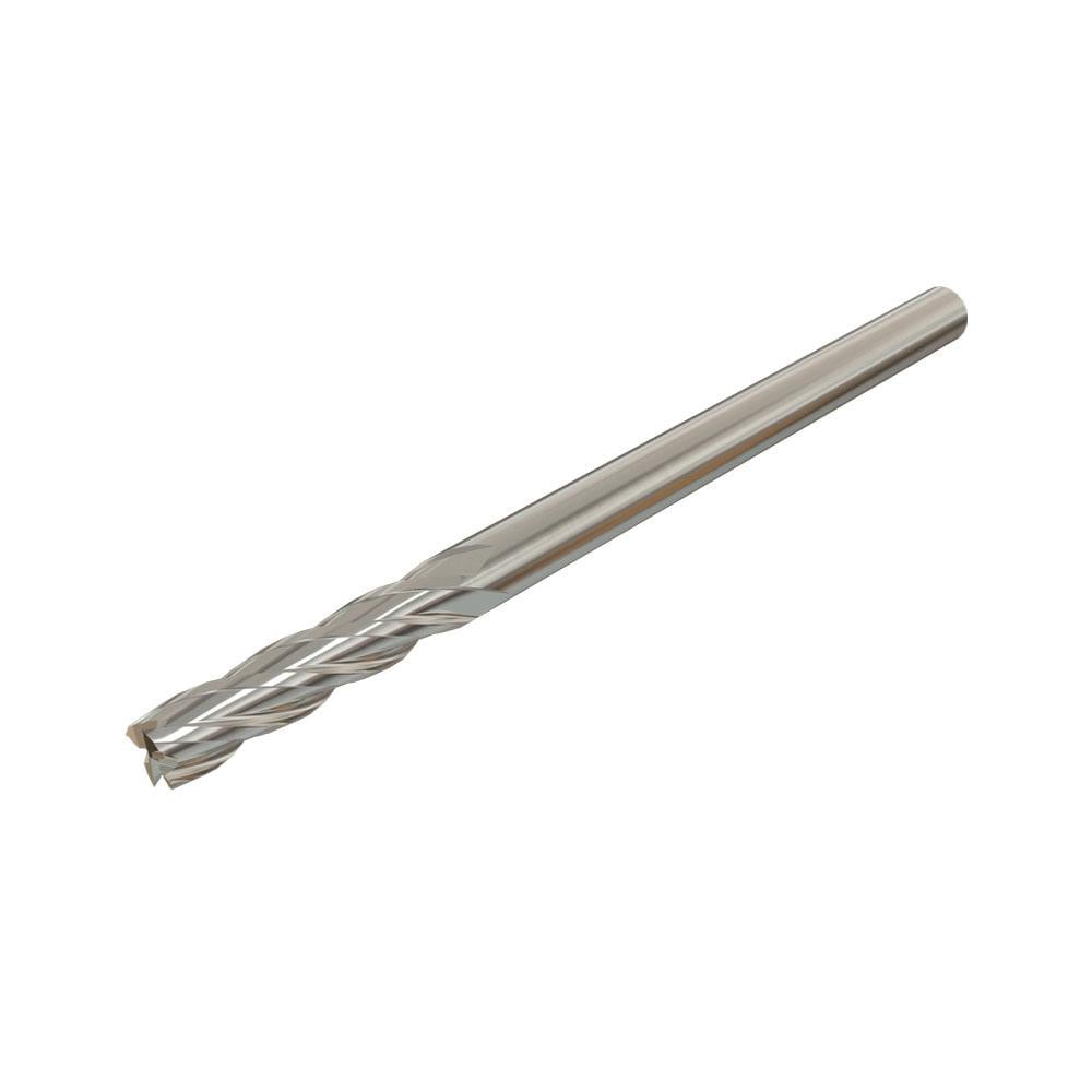 Iscar 5651180 Square End Mill: 0.1969 Dia, 1.5748 LOC, 4 Flutes, Solid Carbide 