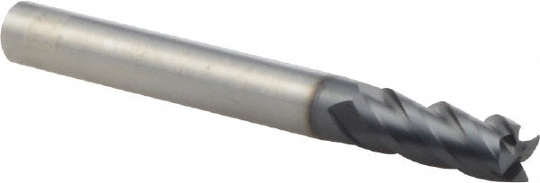 Iscar 5623101 Square End Mill: 5/32 Dia, 3/8 LOC, 5/32 Shank Dia, 1-1/2 OAL, 4 Flutes, Solid Carbide Image