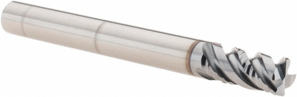 Iscar 5622687 Corner Chamfer End Mill: 0.25" Dia, 0.5" LOC, 4 Flute, Solid Carbide Image