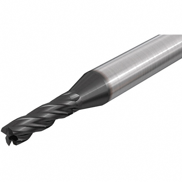 Square End Mill: 7.50 mm Dia, 16.00 mm LOC, 4 Flute, Solid Carbide