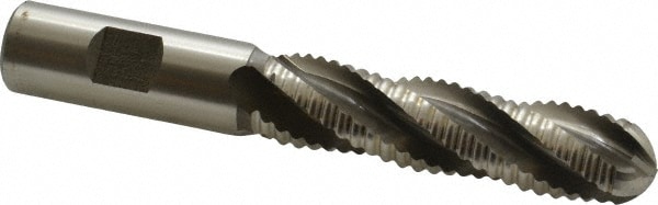 Hertel 91192138 Ball End Mill: 0.75" Dia, 3" LOC, 4 Flute, Cobalt Image