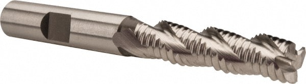 Hertel 91192153 Square End Mill: 3/8 Dia, 1-1/2 LOC, 3/8 Shank Dia, 3-1/4 OAL, 3 Flutes, Cobalt Image