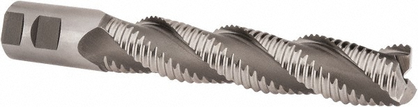 Hertel 91192369 Square End Mill: 1-1/4 Dia, 6 LOC, 1-1/4 Shank Dia, 8-1/2 OAL, 3 Flutes, Cobalt Image