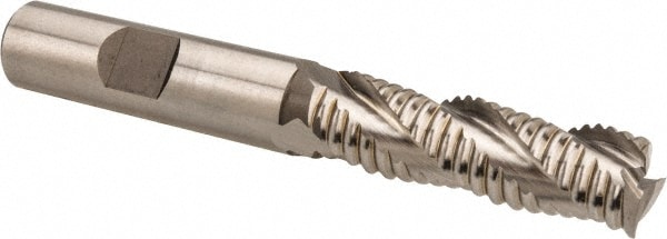 Hertel 91192591 Square End Mill: 1/2 Dia, 1-5/8 LOC, 1/2 Shank Dia, 3-5/8 OAL, 3 Flutes, Cobalt Image