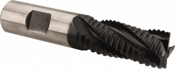 Hertel 91192674 Square End Mill: 3/4 Dia, 1-5/8 LOC, 3/4 Shank Dia, 3-3/4 OAL, 4 Flutes, Cobalt Image