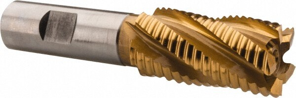 Hertel 91192740 Square End Mill: 1 Dia, 2 LOC, 3/4 Shank Dia, 4-1/4 OAL, 5 Flutes, Cobalt Image