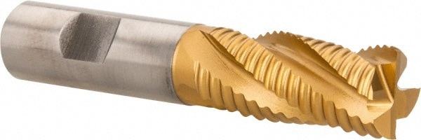 Hertel 91193110 Square End Mill: 13/16 Dia, 1-7/8 LOC, 3/4 Shank Dia, 4-1/8 OAL, 4 Flutes, Cobalt Image