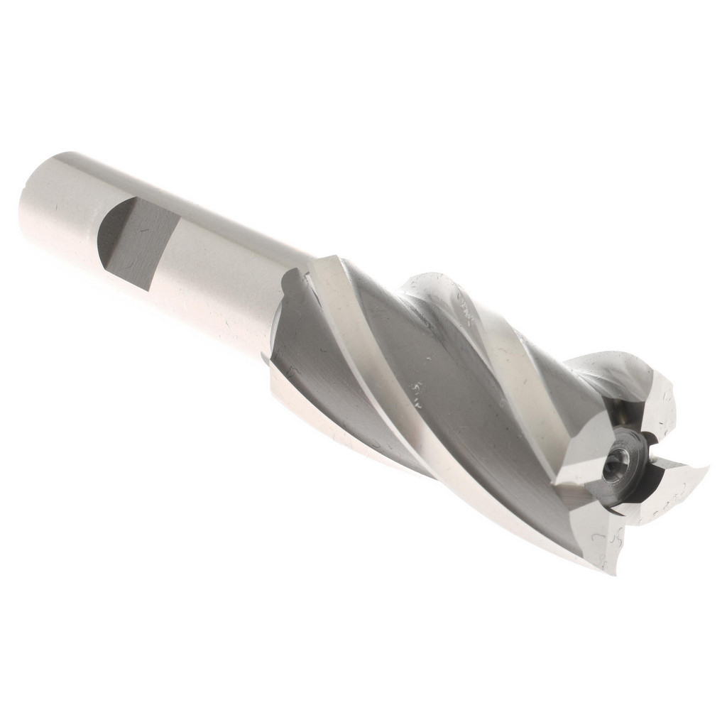 Hertel E2031908 Square End Mill: 3/4 Dia, 1-5/8 LOC, 1/2 Shank Dia, 3-5/8 OAL, 4 Flutes, Cobalt Image