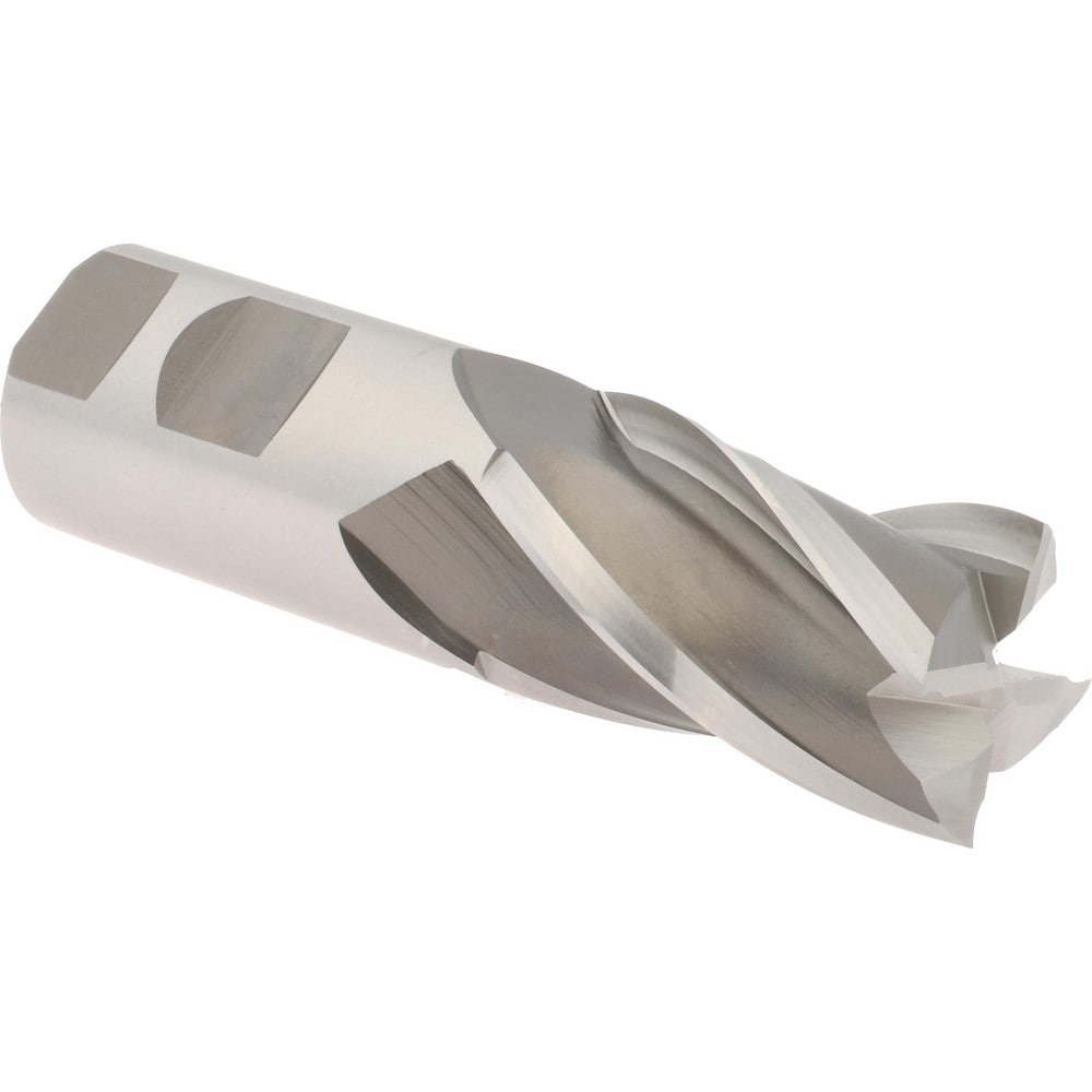 Hertel E2039116 Square End Mill: 1-1/4 Dia, 2 LOC, 1-1/4 Shank Dia, 4-1/2 OAL, 4 Flutes, Cobalt Image