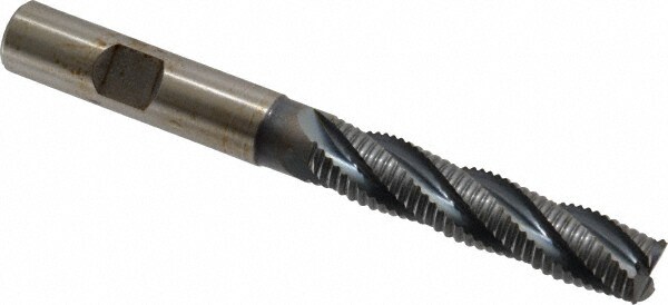 Hertel 91196758 Square End Mill: 0.4724 Dia, 2.0866 LOC, 4 Flutes, Cobalt Image