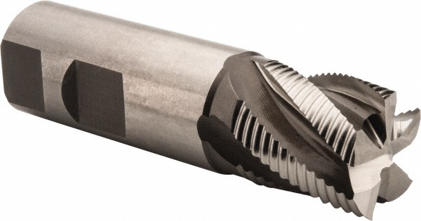 Hertel 91197426 1" Diam, Fine Pitch, 1" LOC, 5 Flute Cobalt Roughing Square End Mill Image