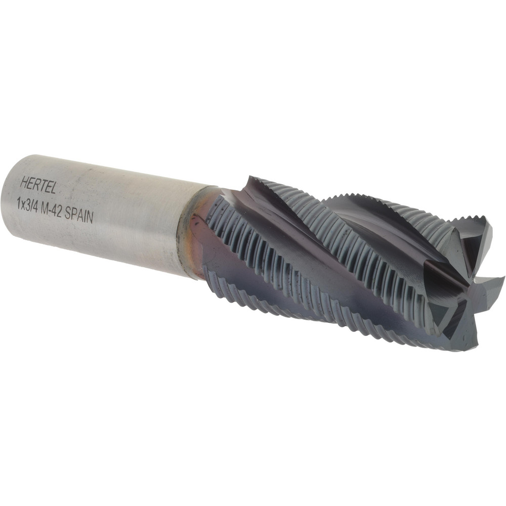 Hertel 91197491 1" Diam 5-Flute 30&deg; Cobalt Square Roughing & Finishing End Mill Image