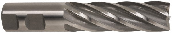 Hertel GG042980 Square End Mill: 1 Dia, 3 LOC, 1 Shank Dia, 5-1/2 OAL, 6 Flutes, High Speed Steel Image