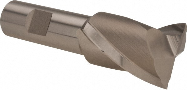 Hertel GG030112 Square End Mill: 1-3/16 Dia, 1-5/8 LOC, 3/4 Shank Dia, 3-7/8 OAL, 2 Flutes, High Speed Steel Image