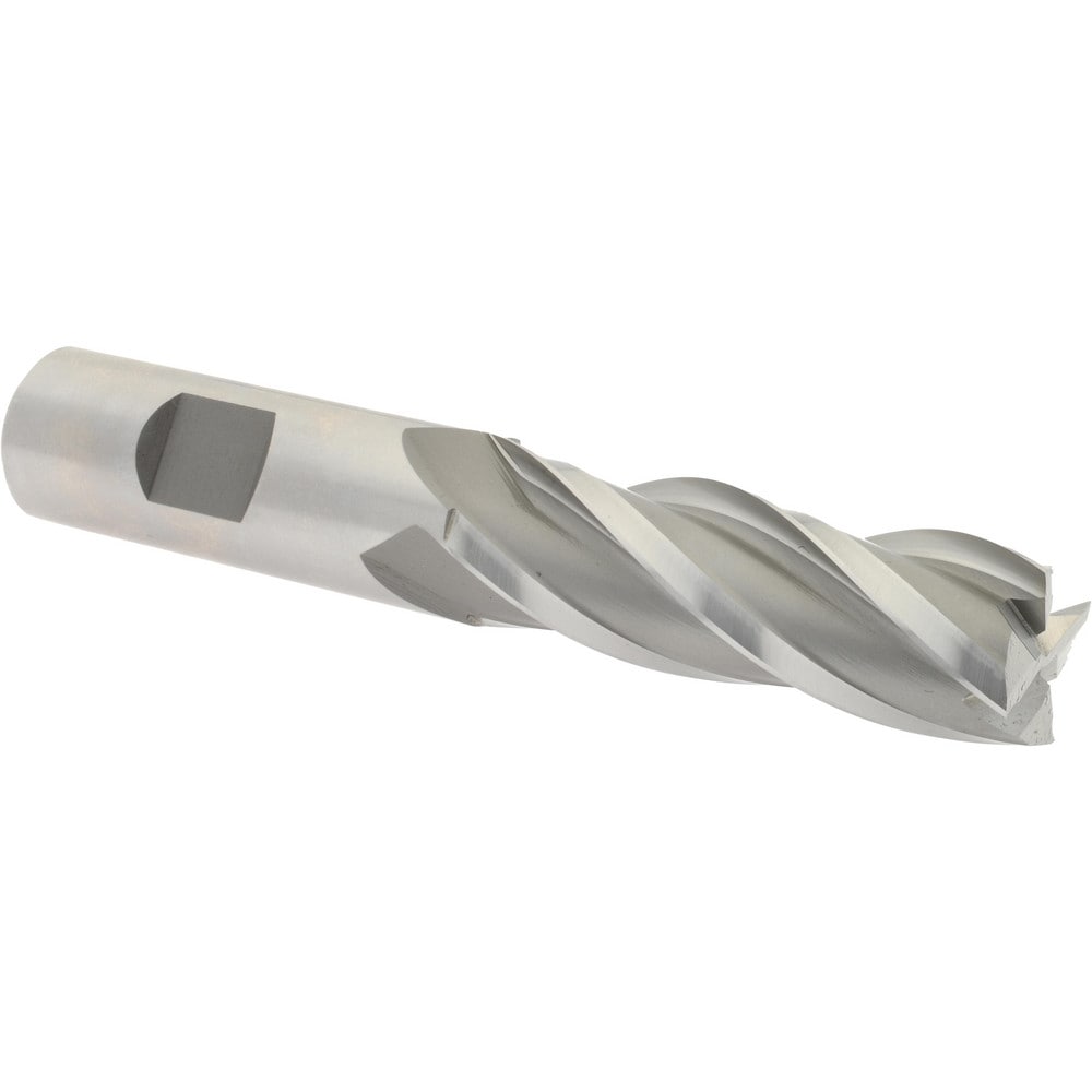 Hertel GG99914133 Square End Mill: 3/4 Dia, 2-1/4 LOC, 3/4 Shank Dia, 4-1/2 OAL, 4 Flutes, High Speed Steel Image