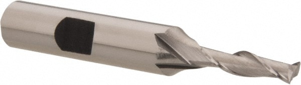 Hertel E2080012 Square End Mill: 3/16 Dia, 3/4 LOC, 3/8 Shank Dia, 2-5/8 OAL, 2 Flutes, Cobalt Image