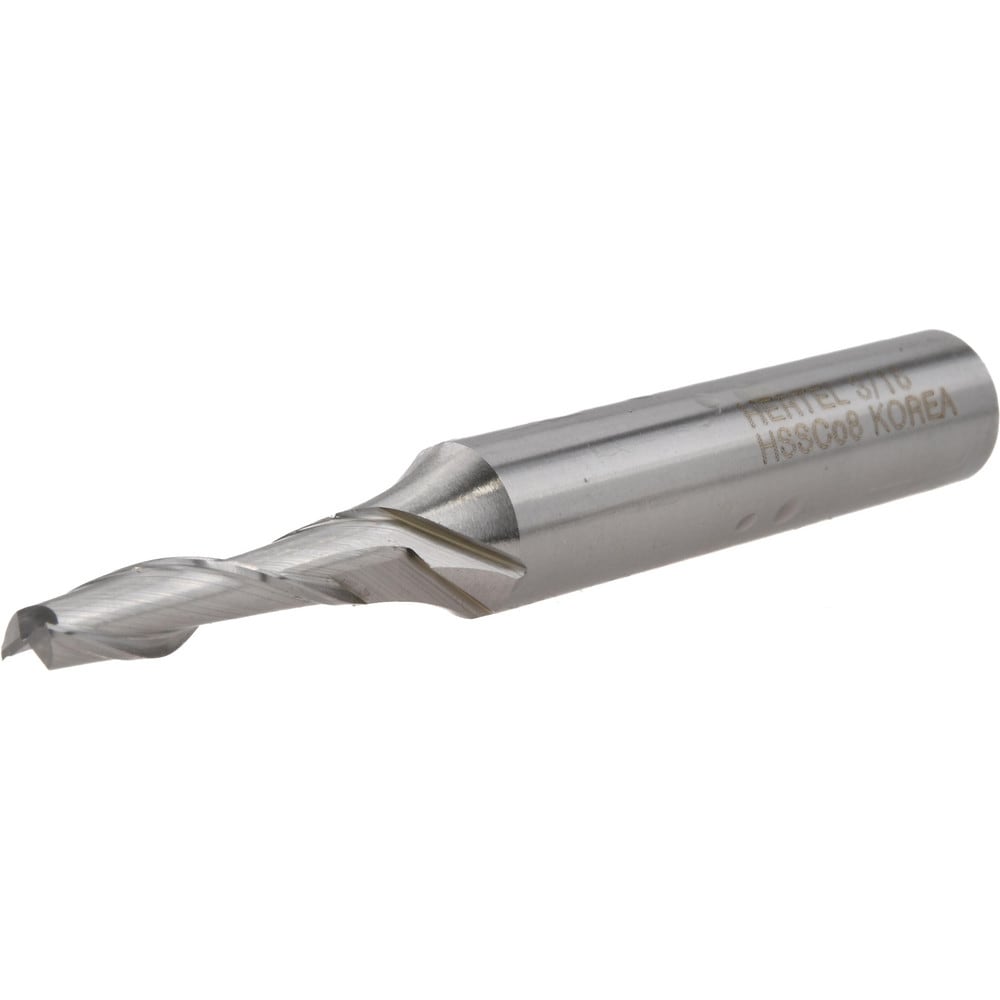 Hertel - Square End Mill: 3/16″ Dia, 3/4″ LOC, 2 Flute