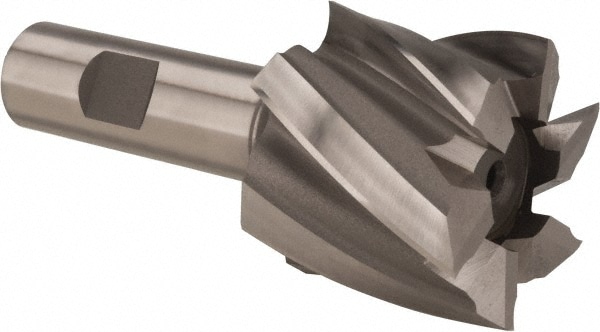 Hertel GG99914167 Square End Mill: 1-3/4 Dia, 1-1/2 LOC, 3/4 Shank Dia, 3-7/8 OAL, 6 Flutes, High Speed Steel Image