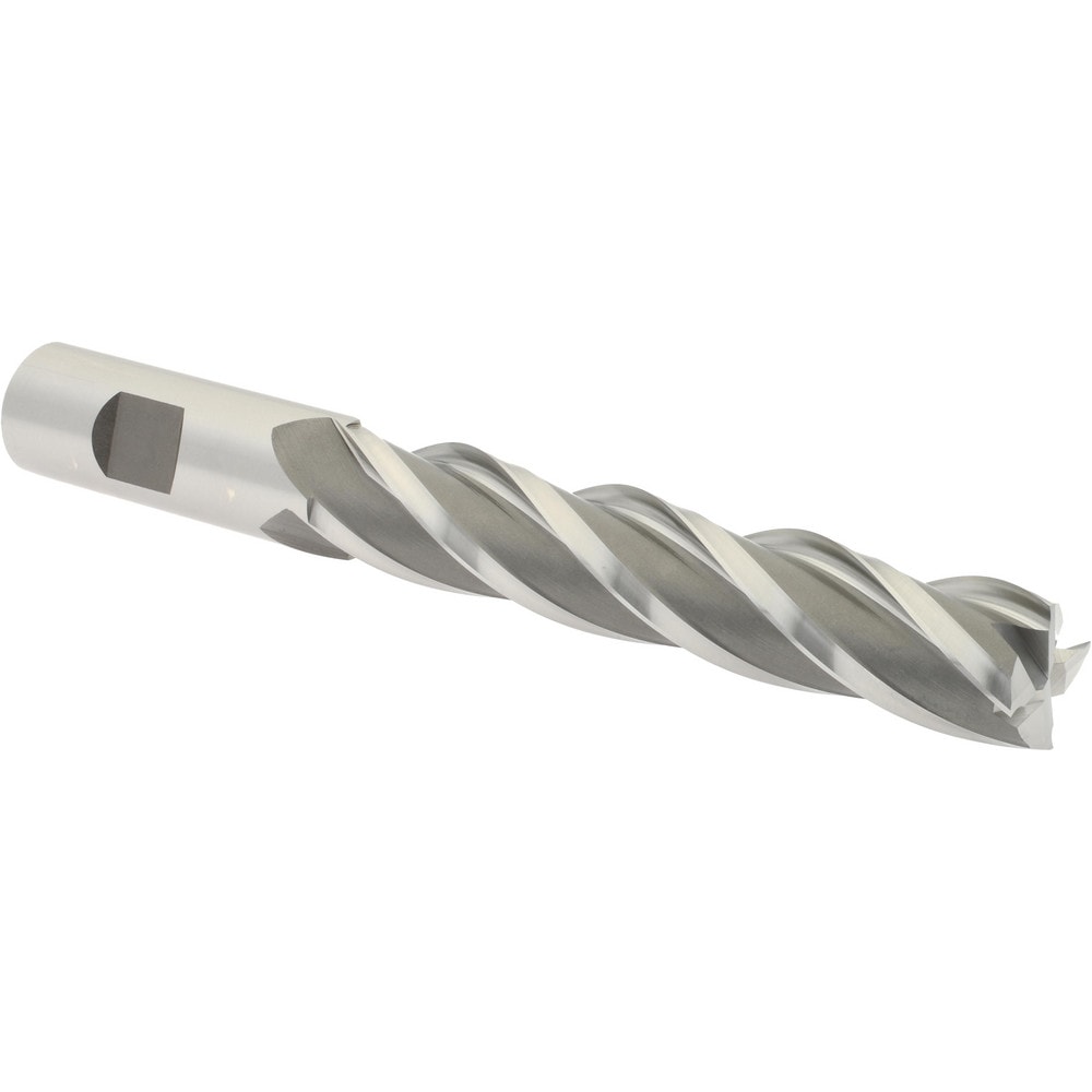 Hertel GG041048 Square End Mill: 3/4 Dia, 4 LOC, 3/4 Shank Dia, 6-1/4 OAL, 4 Flutes, High Speed Steel Image