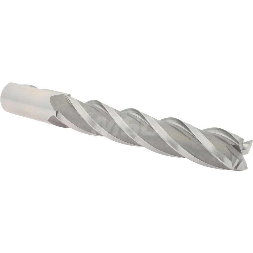 Hertel GG041056 Square End Mill: 7/8 Dia, 5 LOC, 7/8 Shank Dia, 7-1/4 OAL, 4 Flutes, High Speed Steel Image