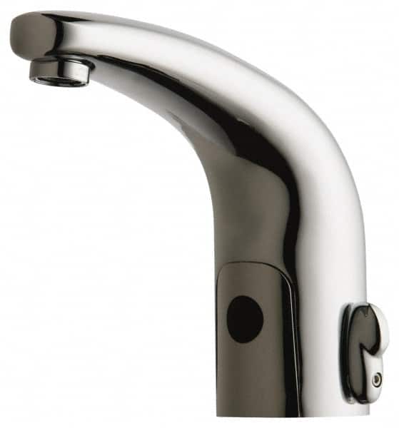Deck Mounted - Single Hole Faucet: Traditional Spout