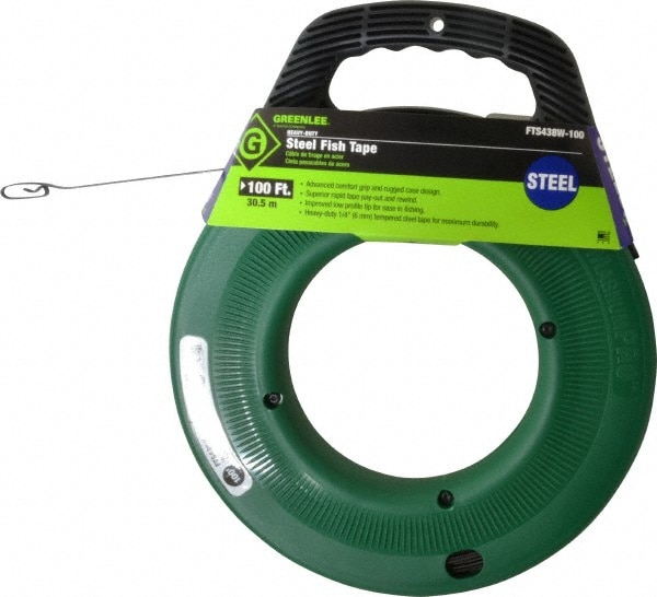 Wide steel deals fish tape