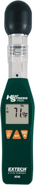 Extech HT30 32 to 122°F, 0 to 100% Humidity Range, Heat Stress WBGT Meter 