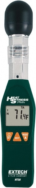 Extech HT30 32 to 122°F, 0 to 100% Humidity Range, Heat Stress WBGT Meter Image